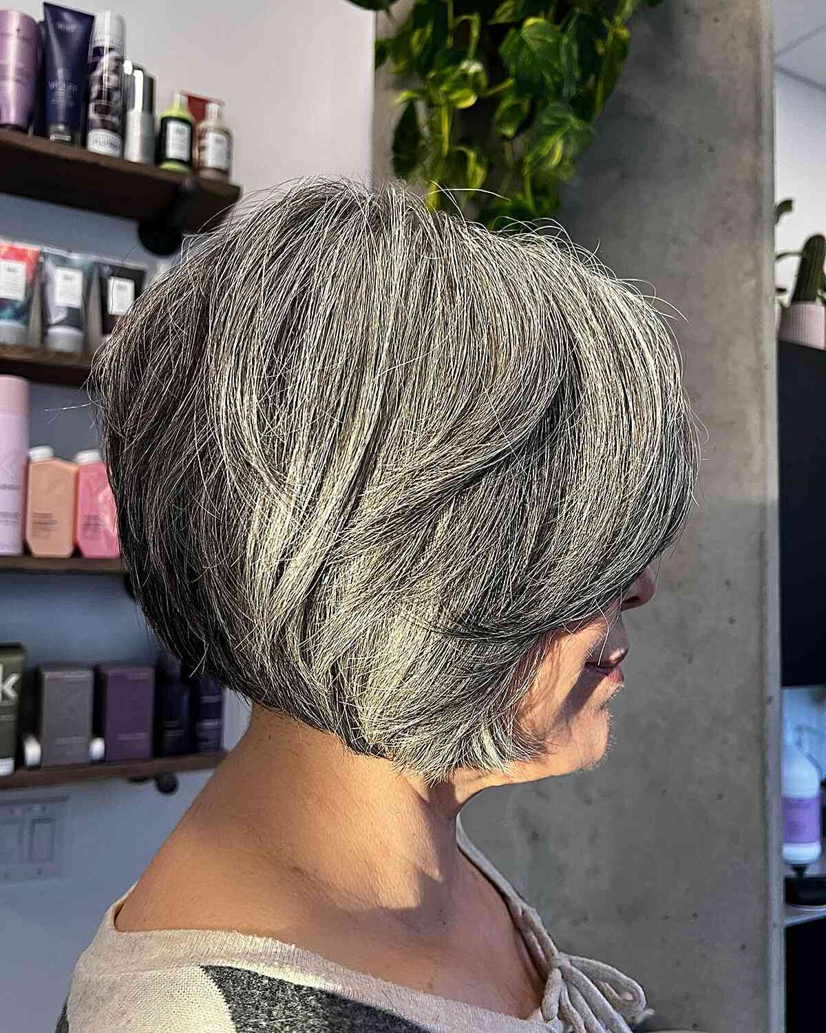 Gorgeous Stacked Bob for Thin Hair