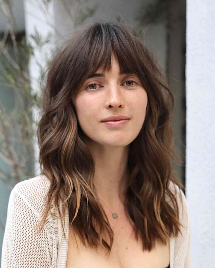 63 Best Medium-Length Hair with Bangs for 2024