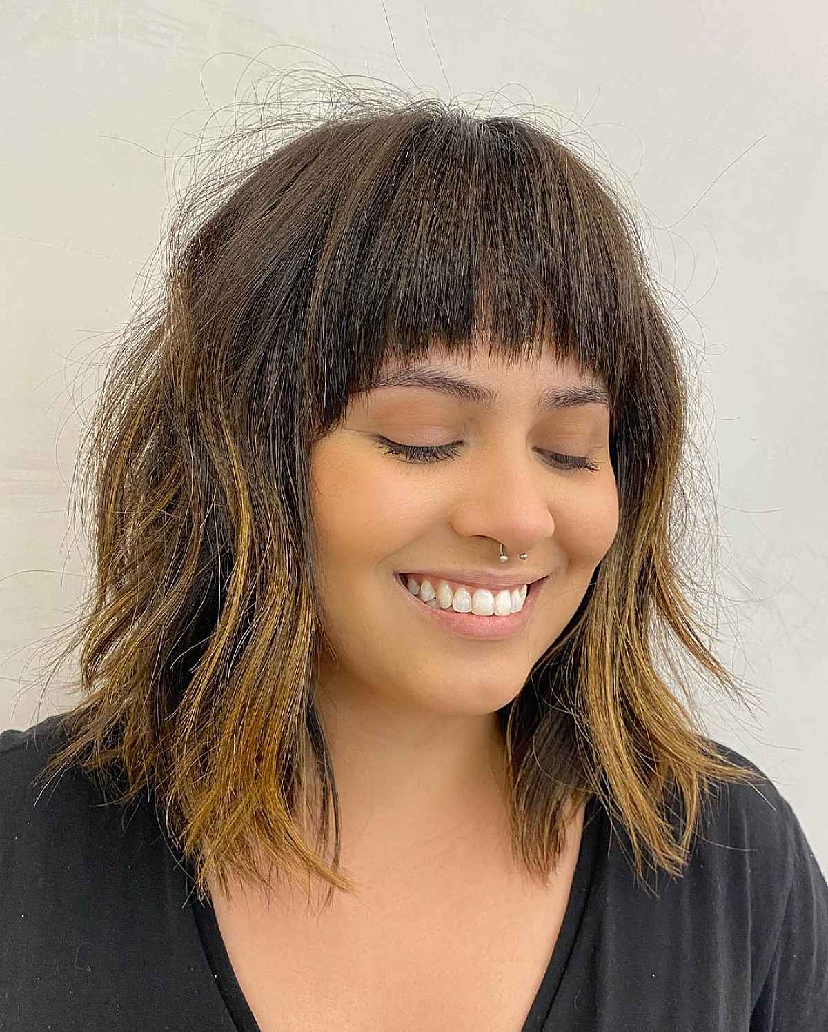 50 Prettiest Long Layered Haircuts with Bangs for 2023  Hair Adviser