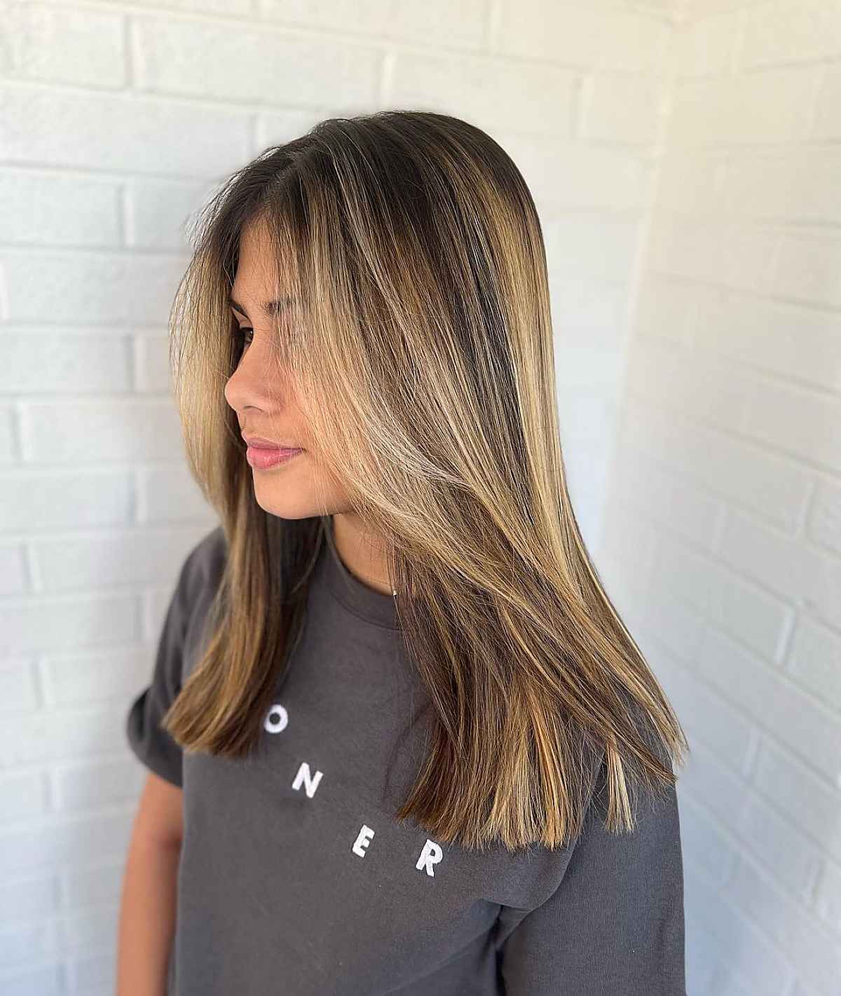 Straight Hair with Subtle Layers