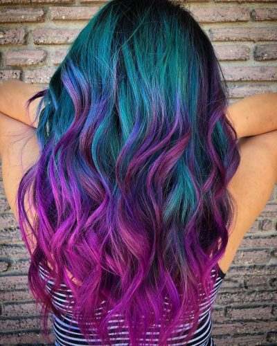 30 Incredible Ways to Get Galaxy Hair in 2024 (Photos)