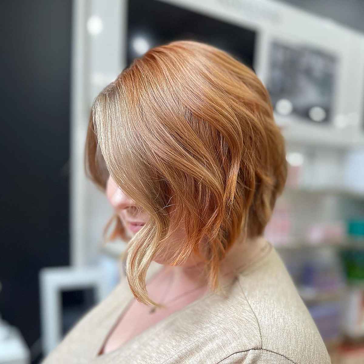 Strawberry blonde fall hair color