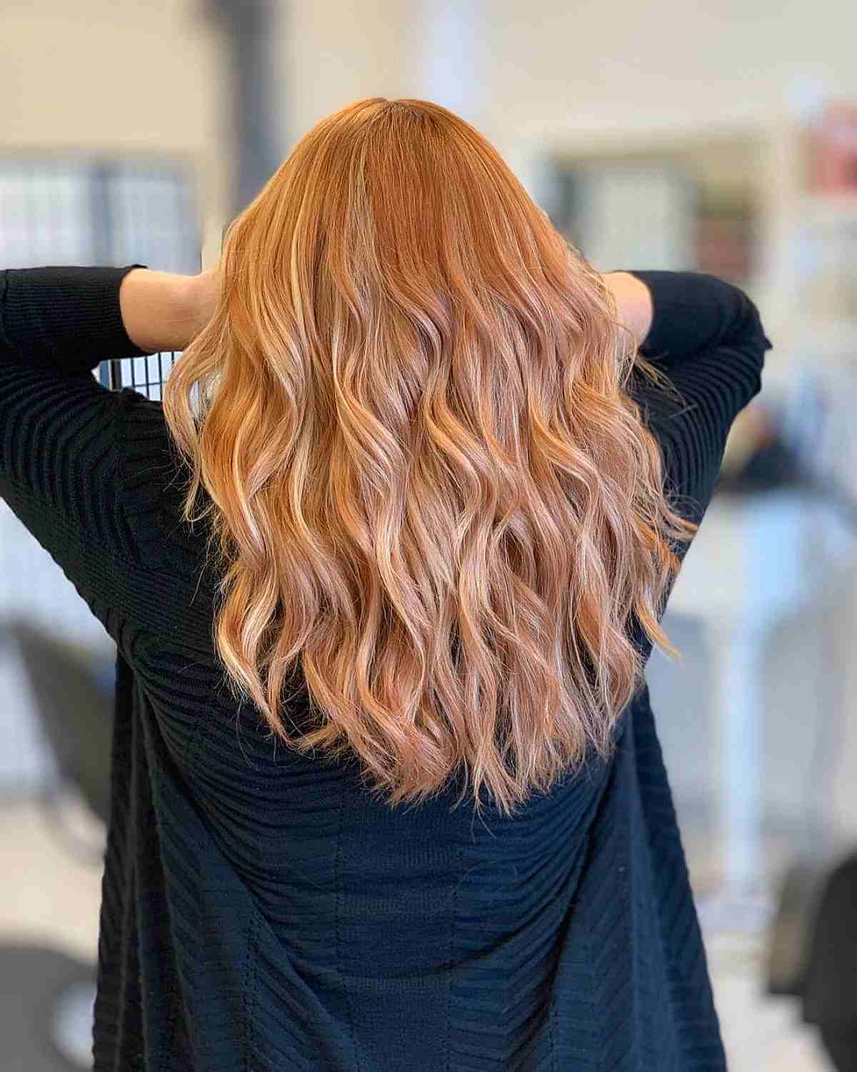 Strawberry Hair with Highlights