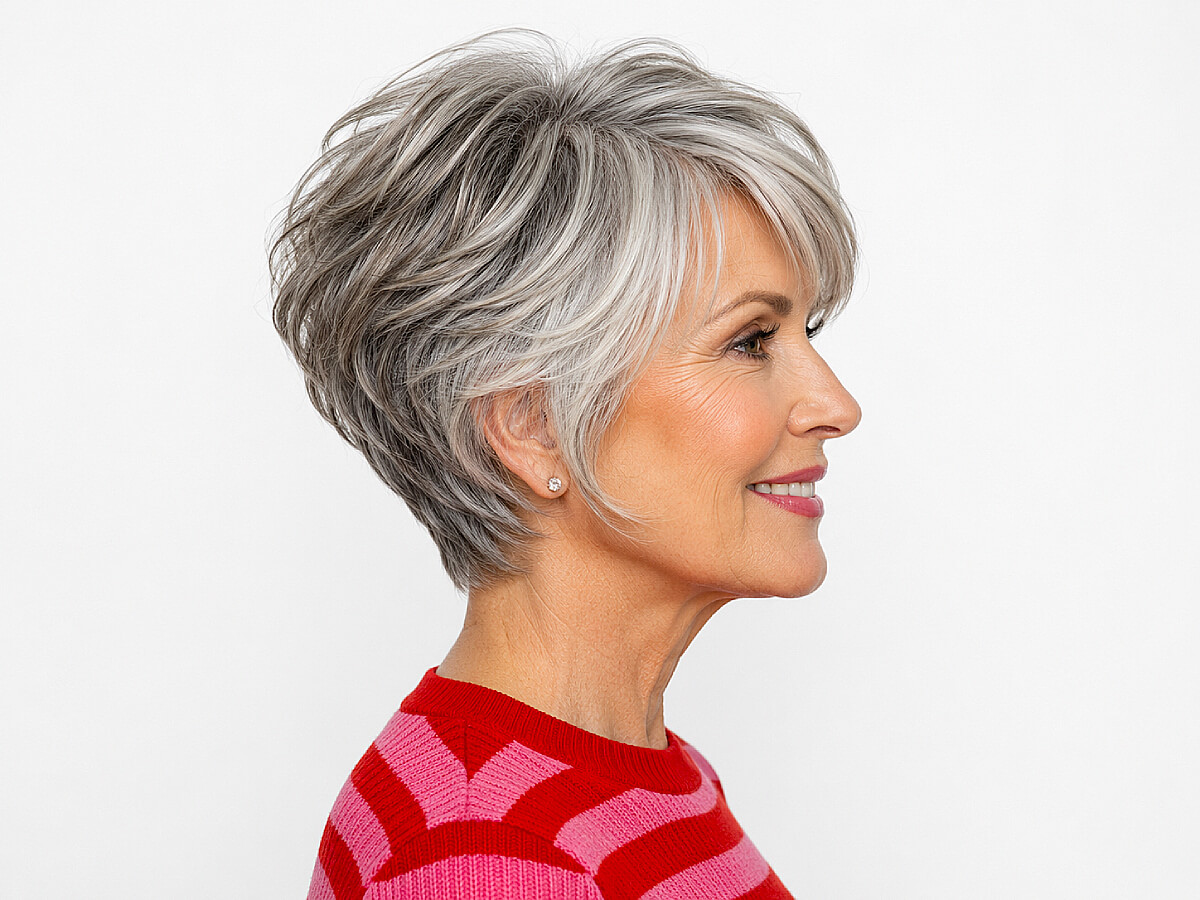 Stunning Bixie Haircuts for Women Over 60