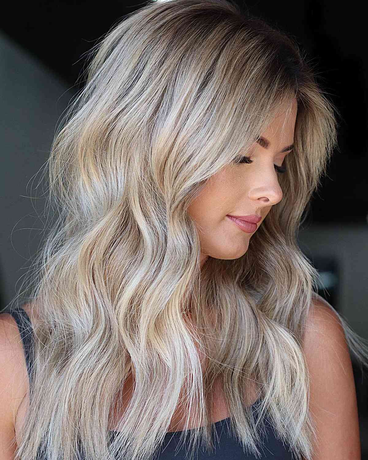 Stunning Blonde Extensions Modern Hairstyle