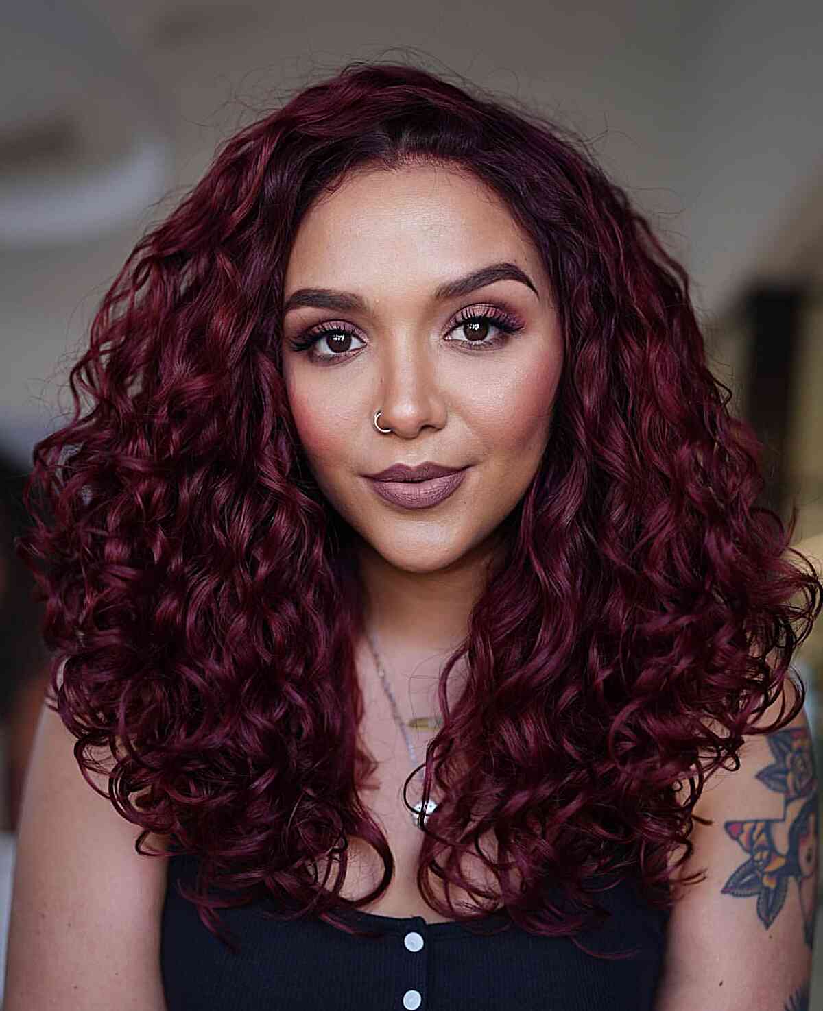 Dark Red Brown Hair Color Chart