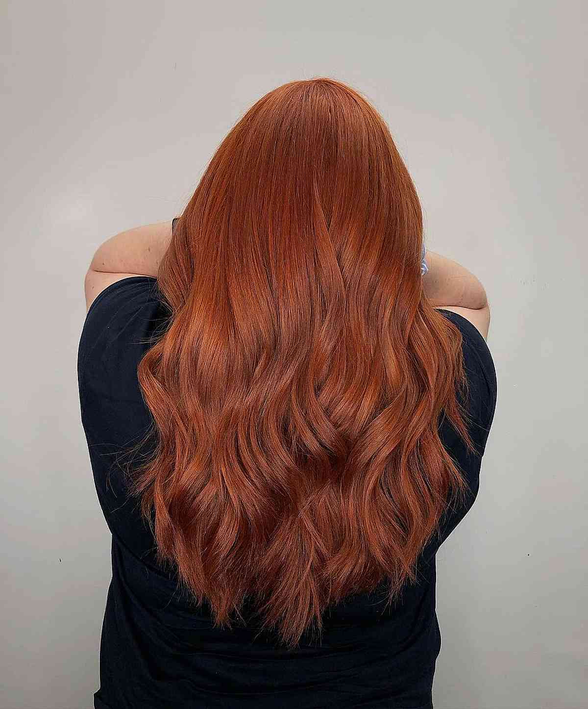 Stunning Ginger Red Hair Color