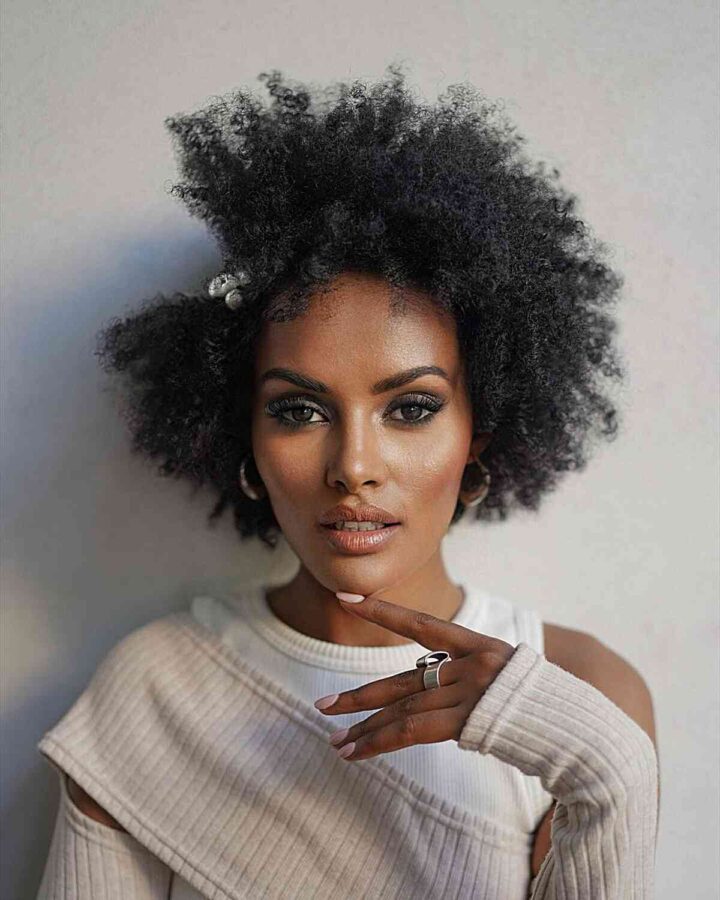 46 Hottest Short Natural Hairstyles for Black Women with Short Hair