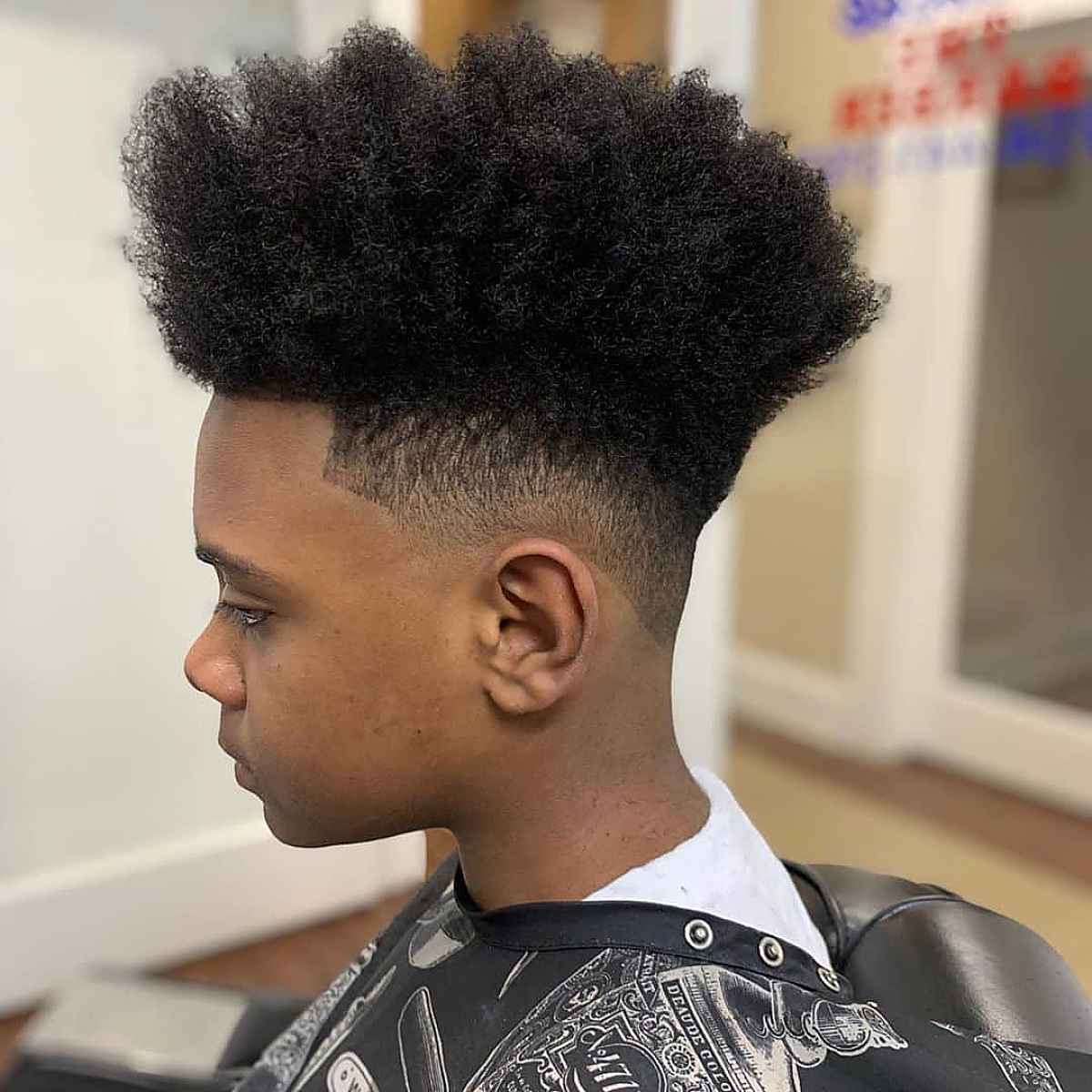 stylish afro for young black boy