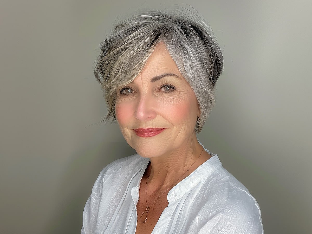 Stylish hairstyles for over 70 year old women