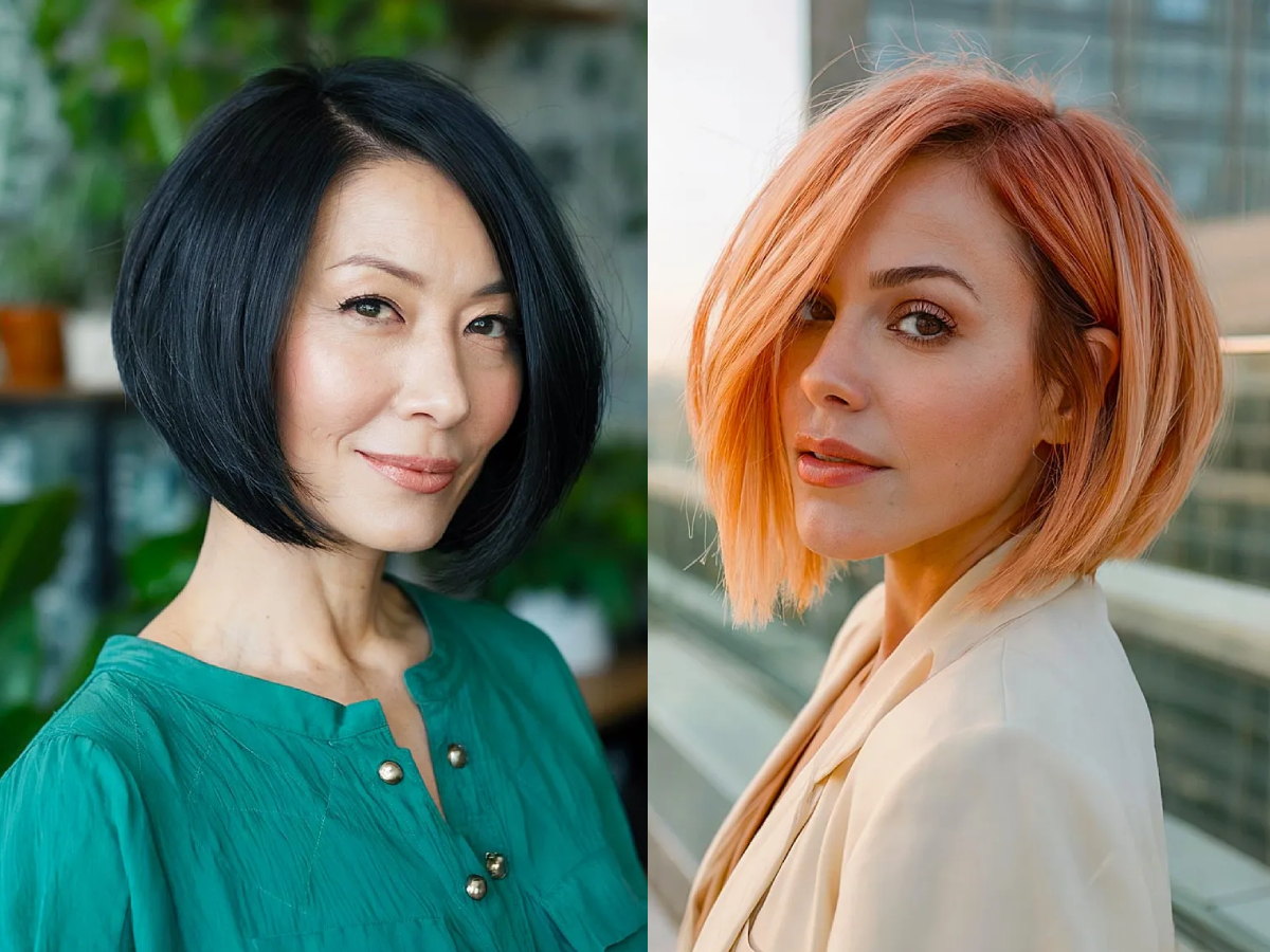 Stylish stacked bob haircuts for women