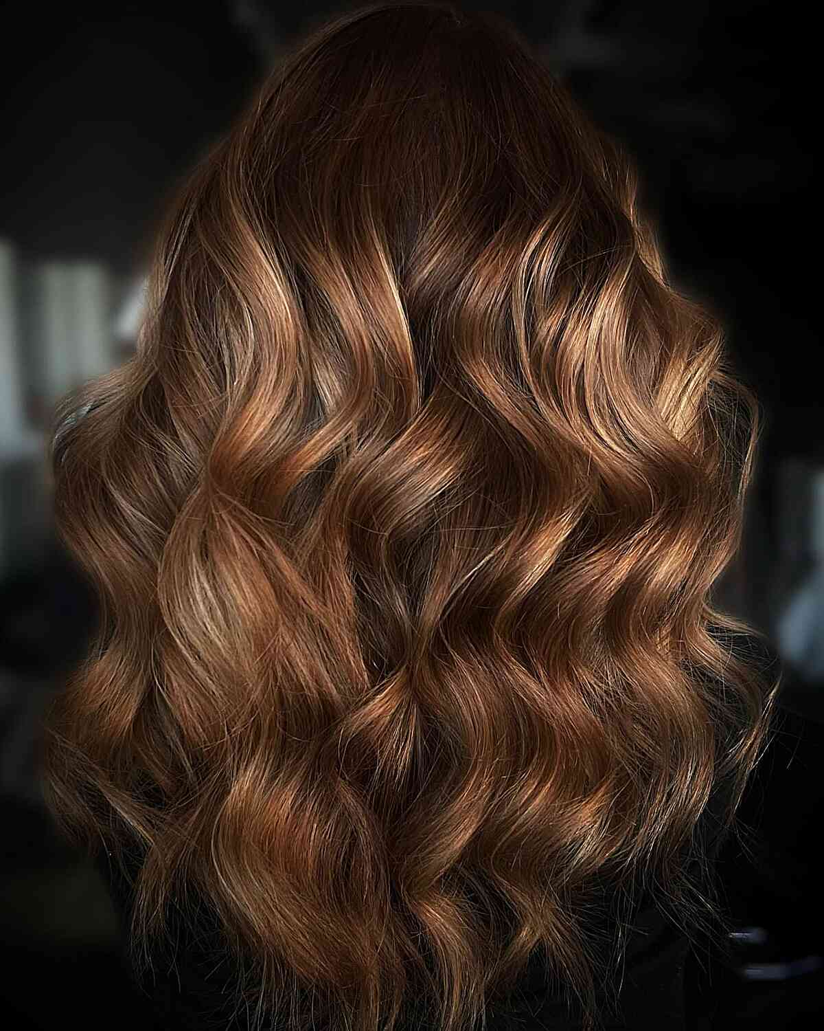 Subtle Sandy Brown Copper Curls