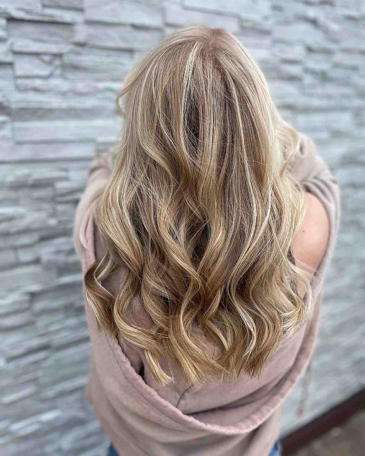 Summertime Buttery Blonde Highlights and Lowlights