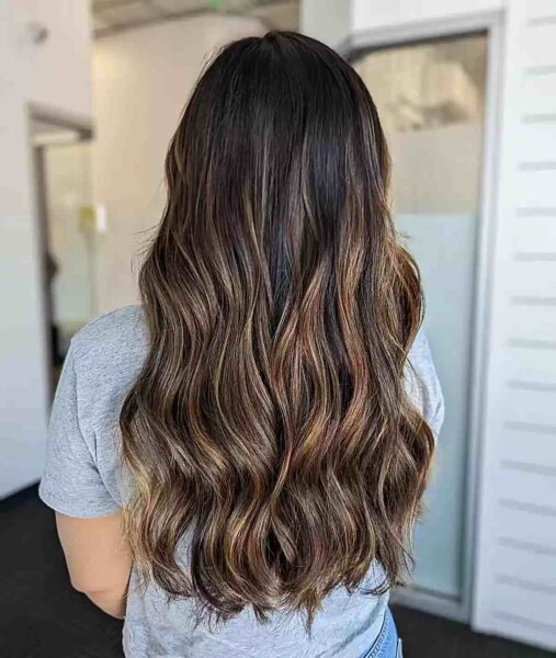 25 Gorgeous Examples Caramel Balayage on Black Hair