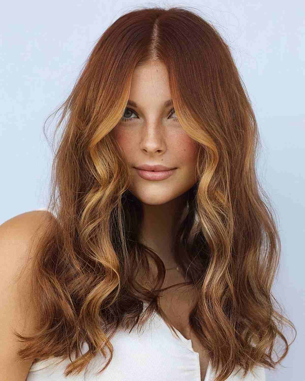 Sun-Kissed Copper Waves