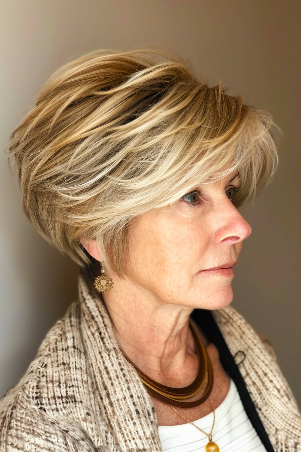 Sunkiss Wedge Haircut for Women Over 50