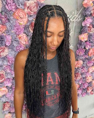 25 Boho Knotless Braids That Are Hot Right Now