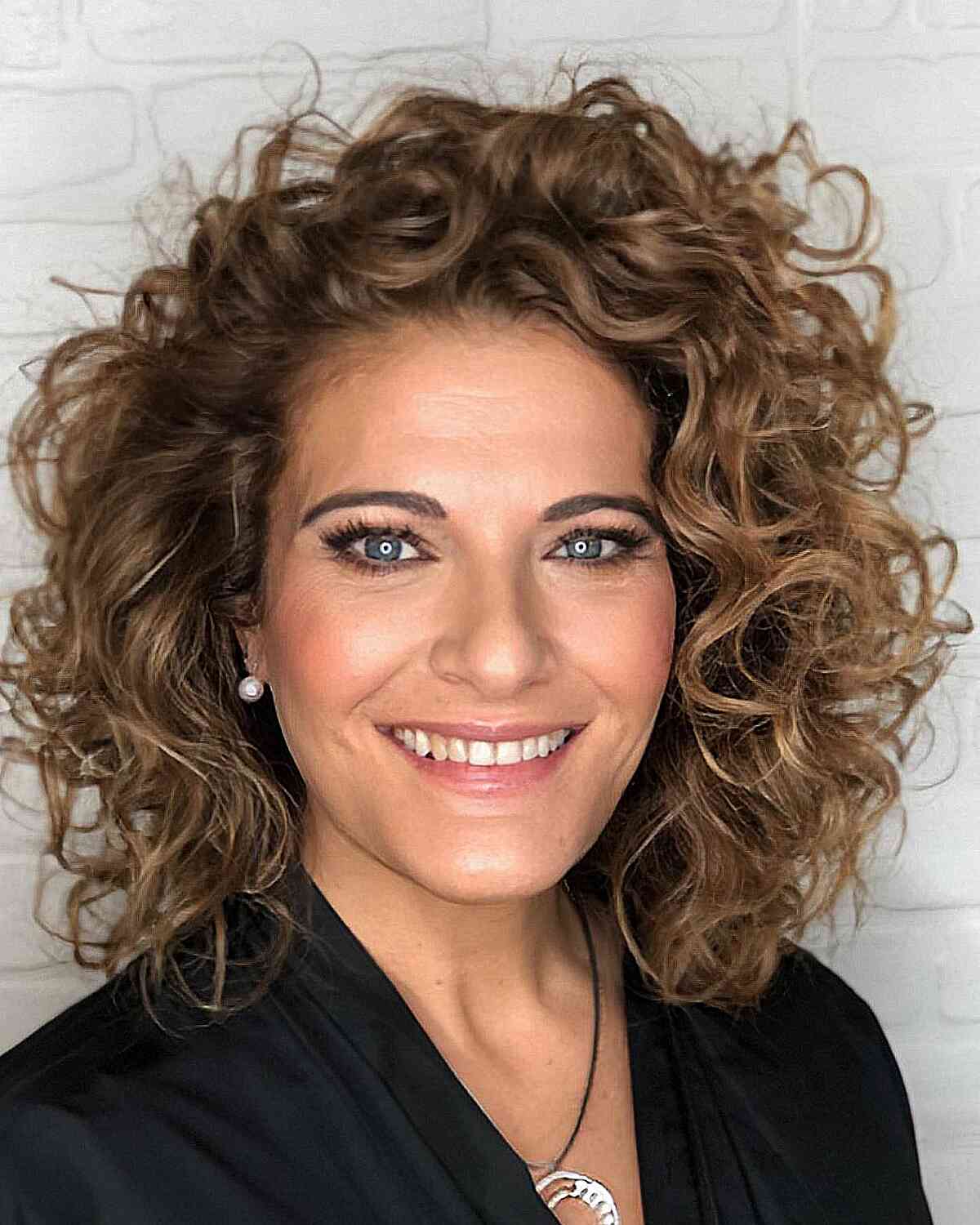 Super Soft Curly Hair for Ladies in Their 40s