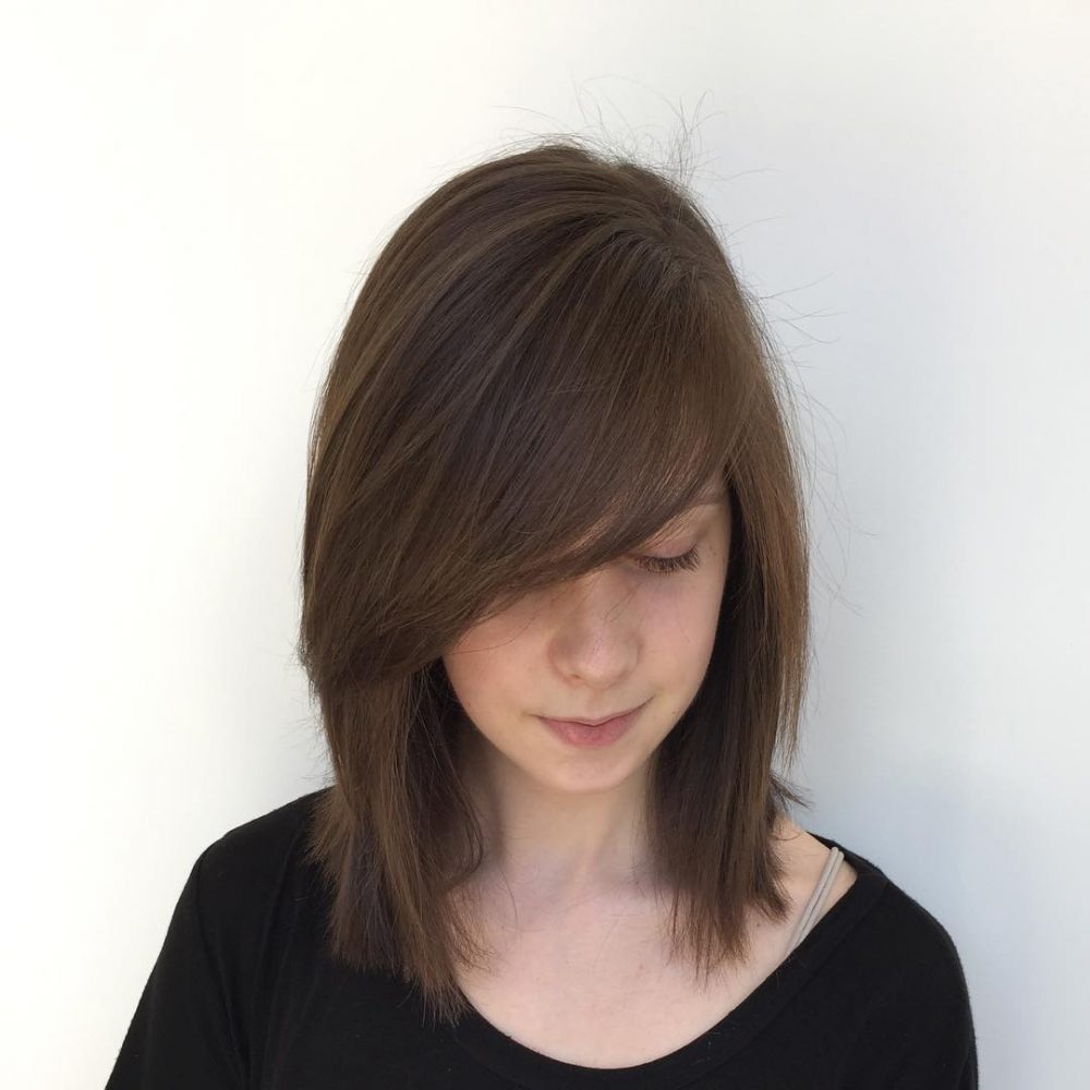 SideSwept Bangs 46 Ideas That Are Hot in 2019