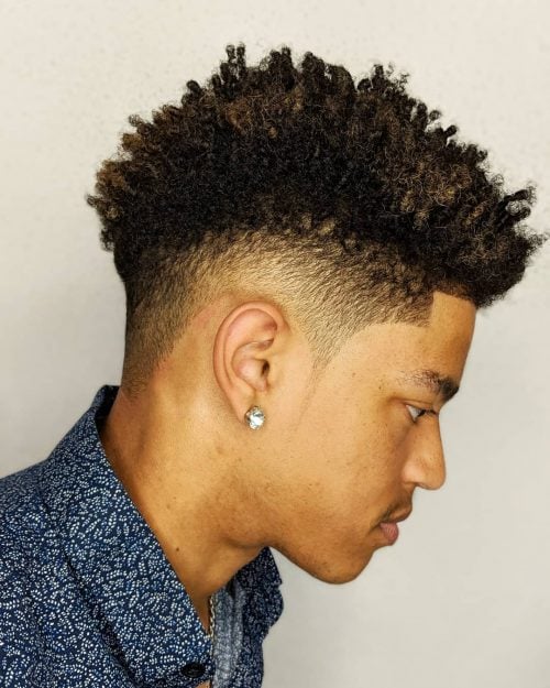 Legendary Low Fade Tapered Afro for 4C Curls for Black Men