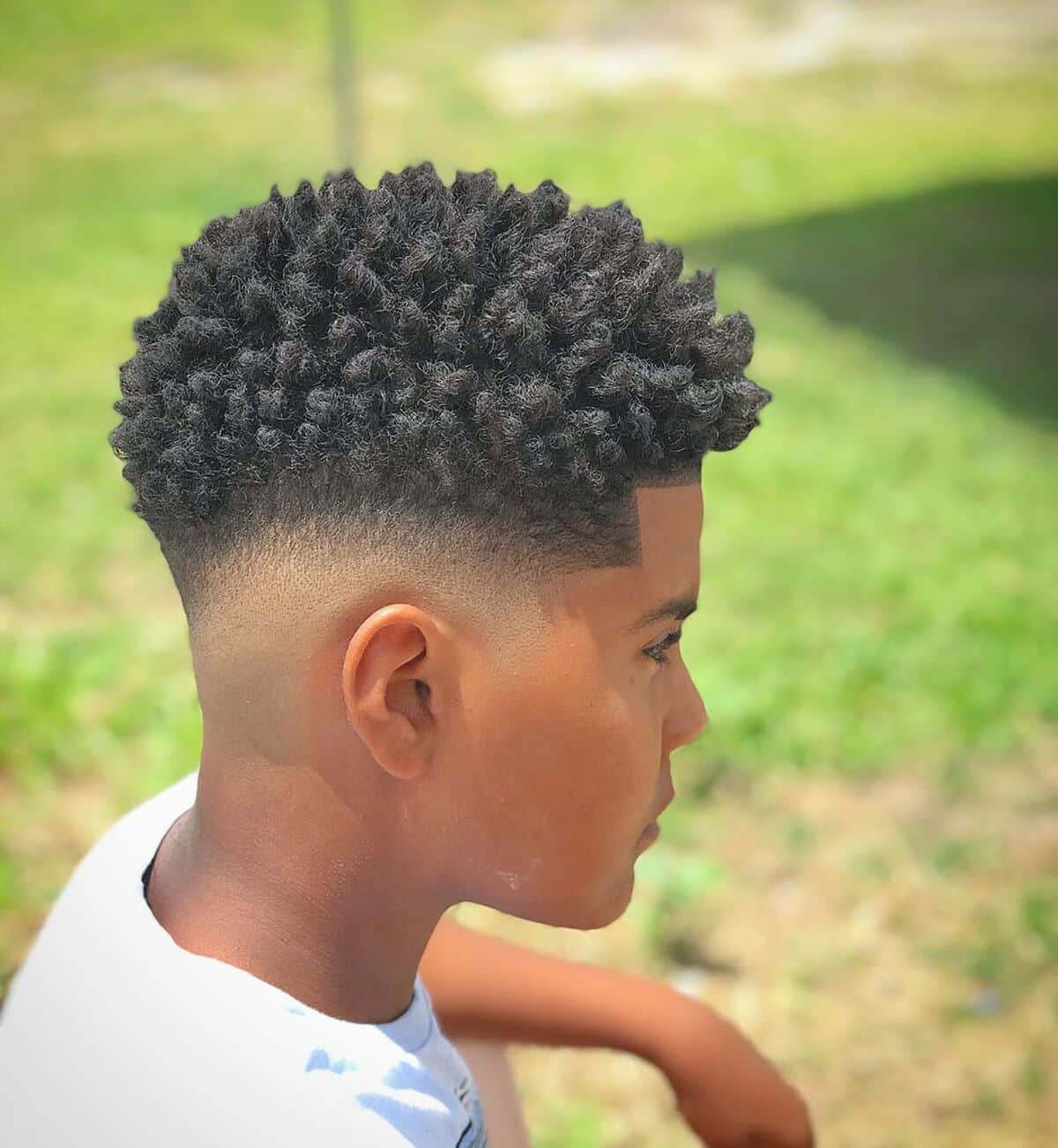 Temple Fade for Black Kids