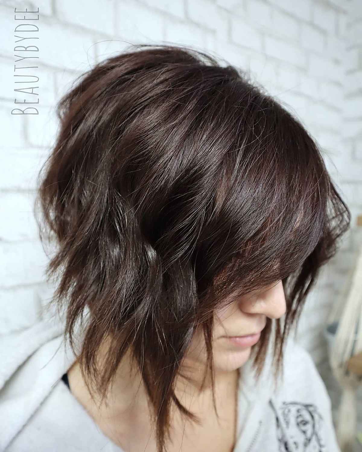 Textured Bob with Subtle Layers