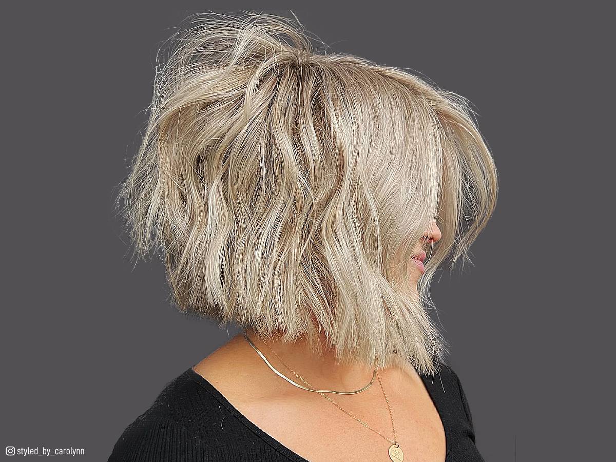 Textured bobs for women