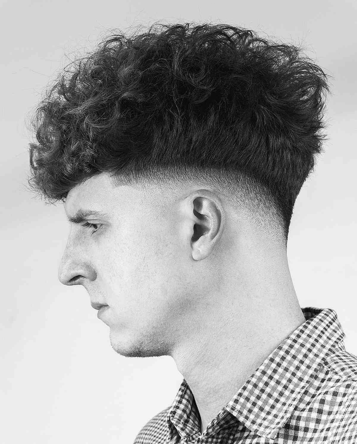 Textured Crop with a Lower Fade Haircut