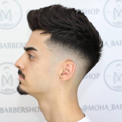 Textured Hair with Taper Fade
