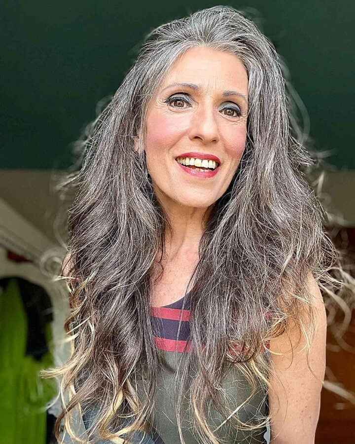 33 Most Flattering Long Hairstyles for Women Over 60