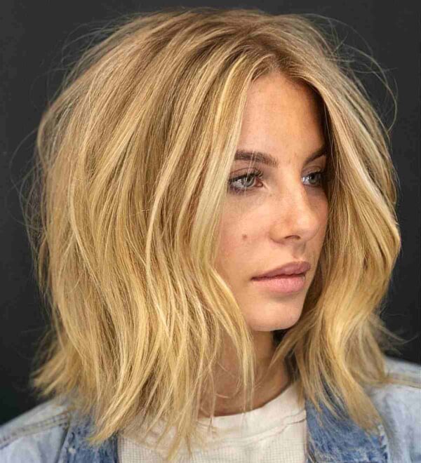 Textured Lob Haircuts Are Trending, Here Are The 39 Coolest Examples