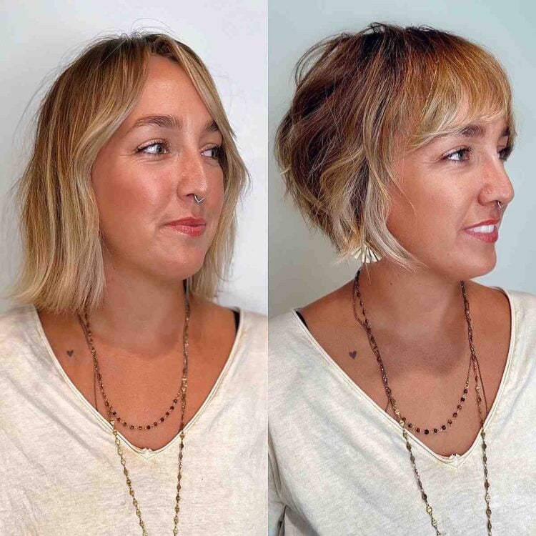 Trendy Textured Bobs with Bangs: 22 Hairstyles to Try in 2023
