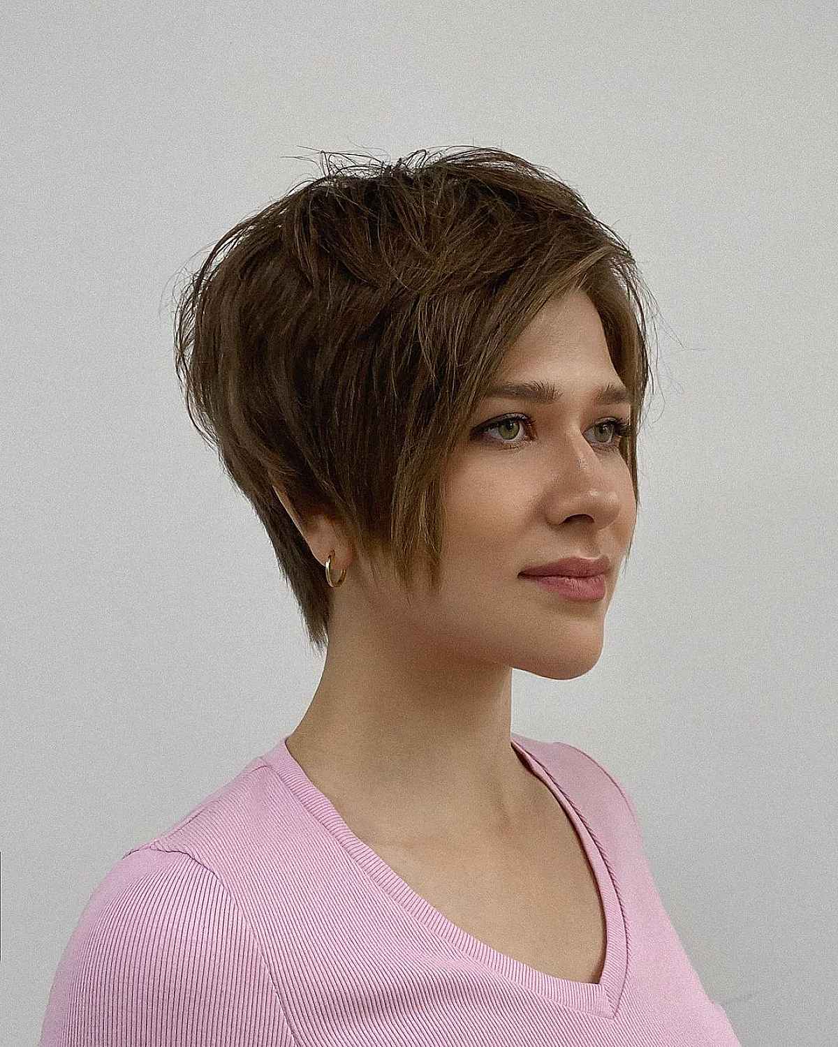 Textured Pixie Cut with Choppy Layers