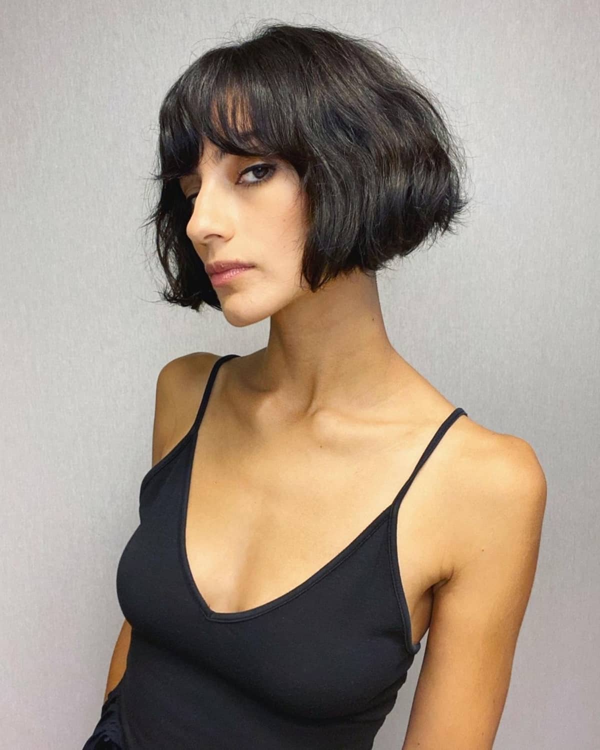 The classic French bob
