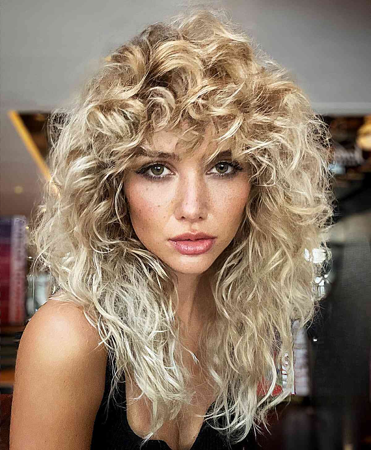 The Curly Shag for Blondes