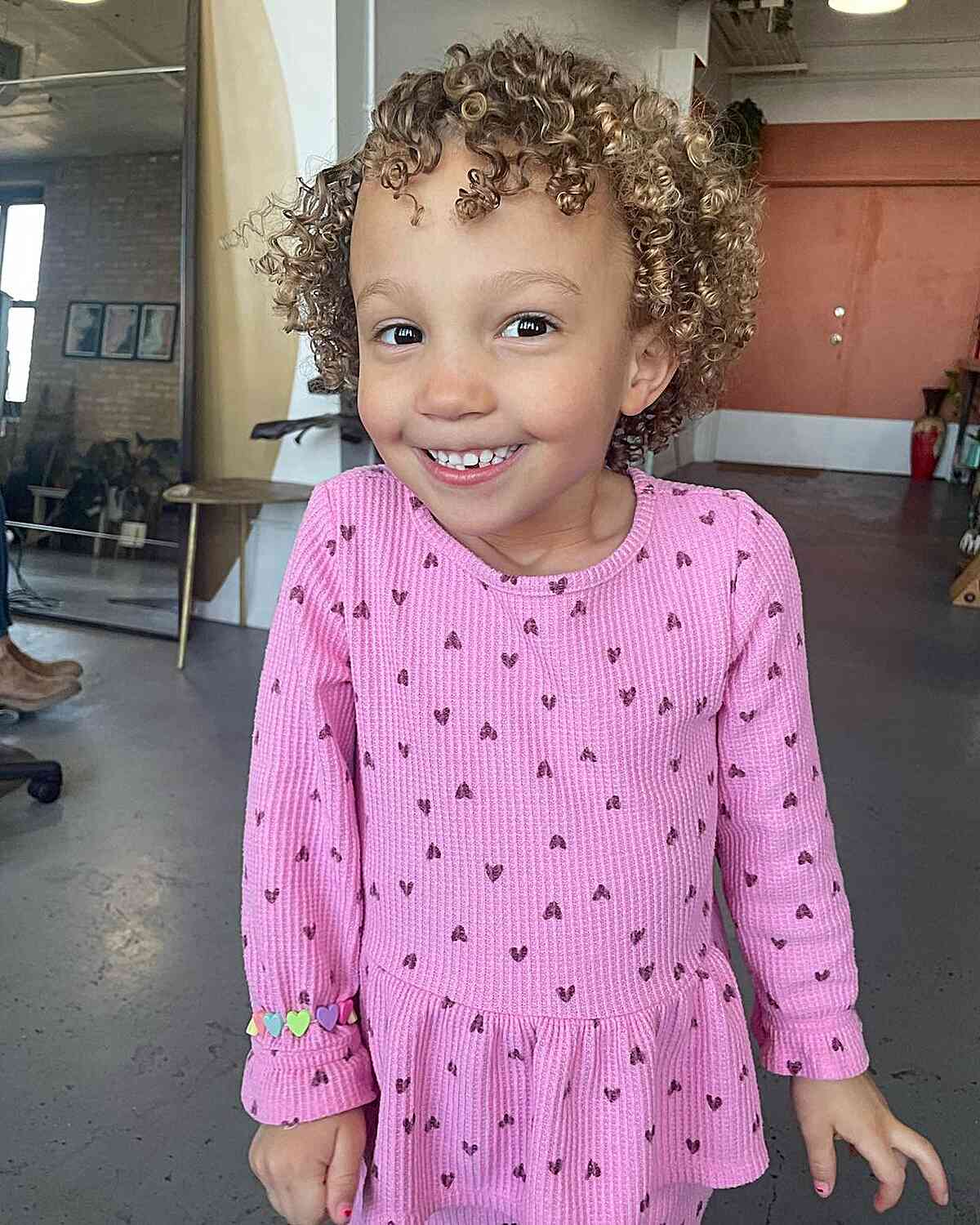 The Cutest Curls for Little Girls with short curly hair