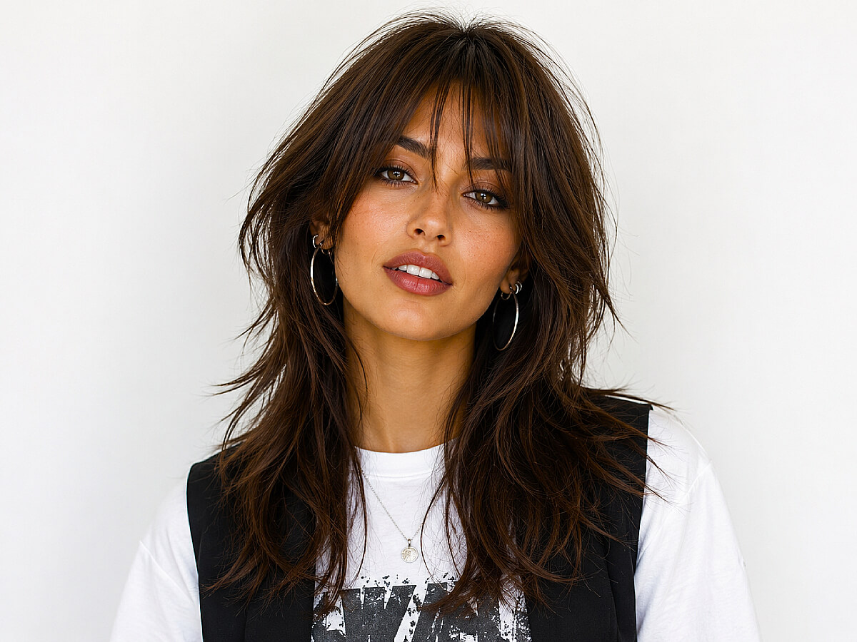 Edgy long haircuts for women