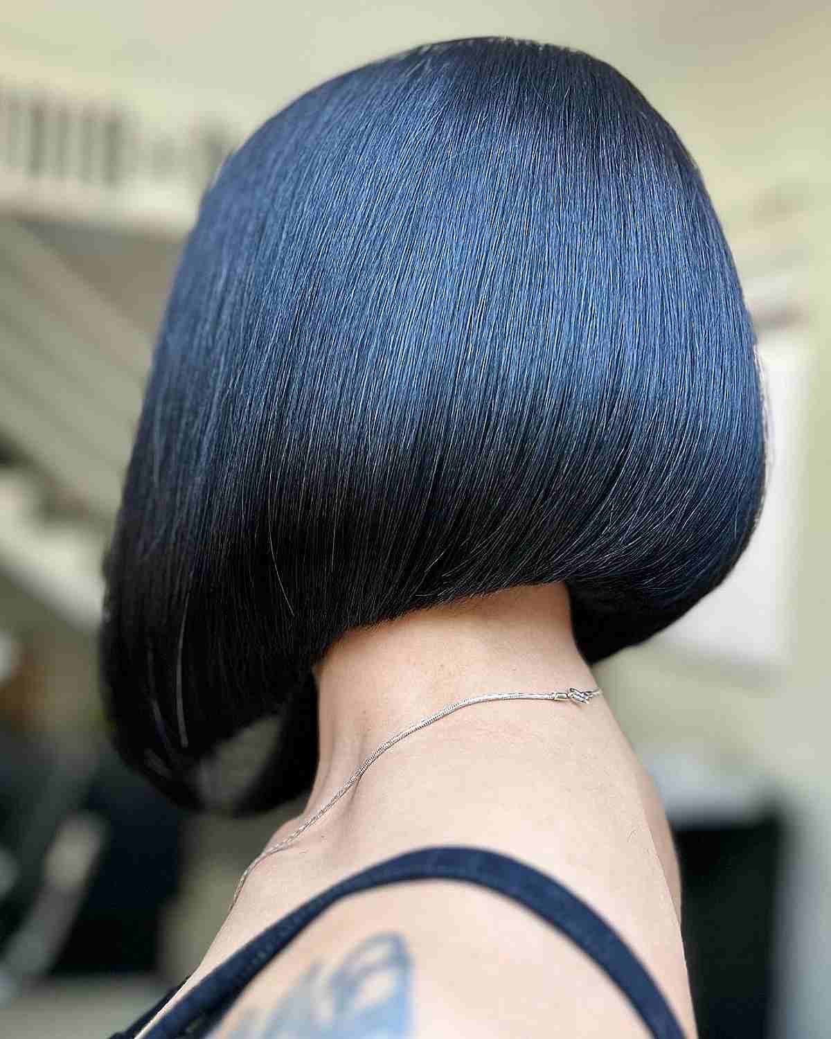 The Perfect A-Line Bob for Thick Black Hair