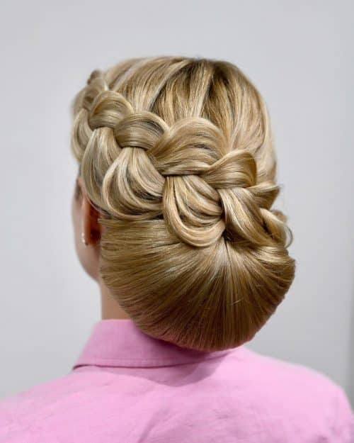 The Perfect Braided Updo for Long Hair