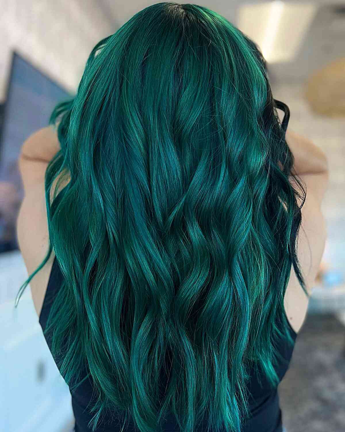 The Perfect Emerald Green Hair