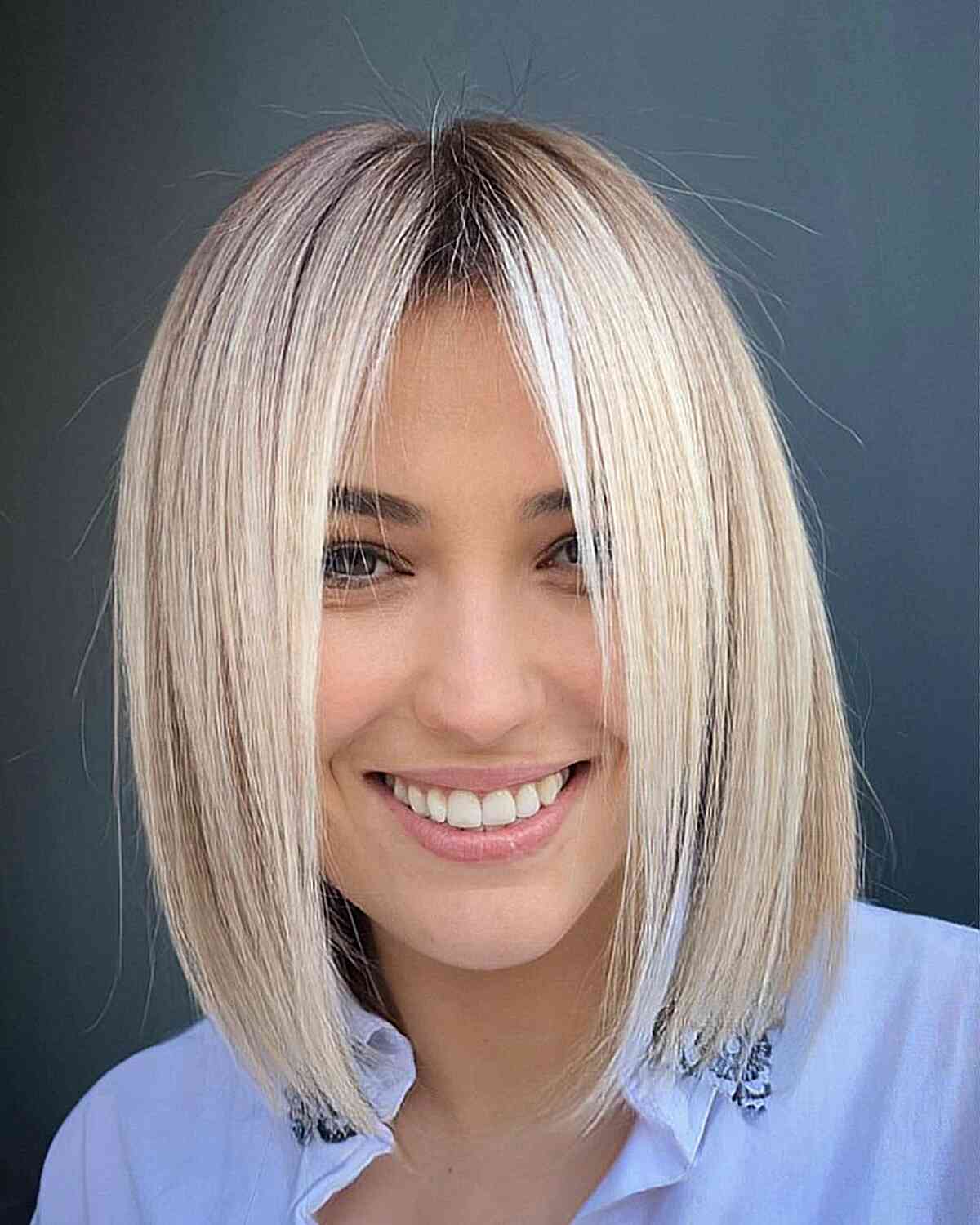 The Perfect Slob Haircut for girls with straight blonde hair