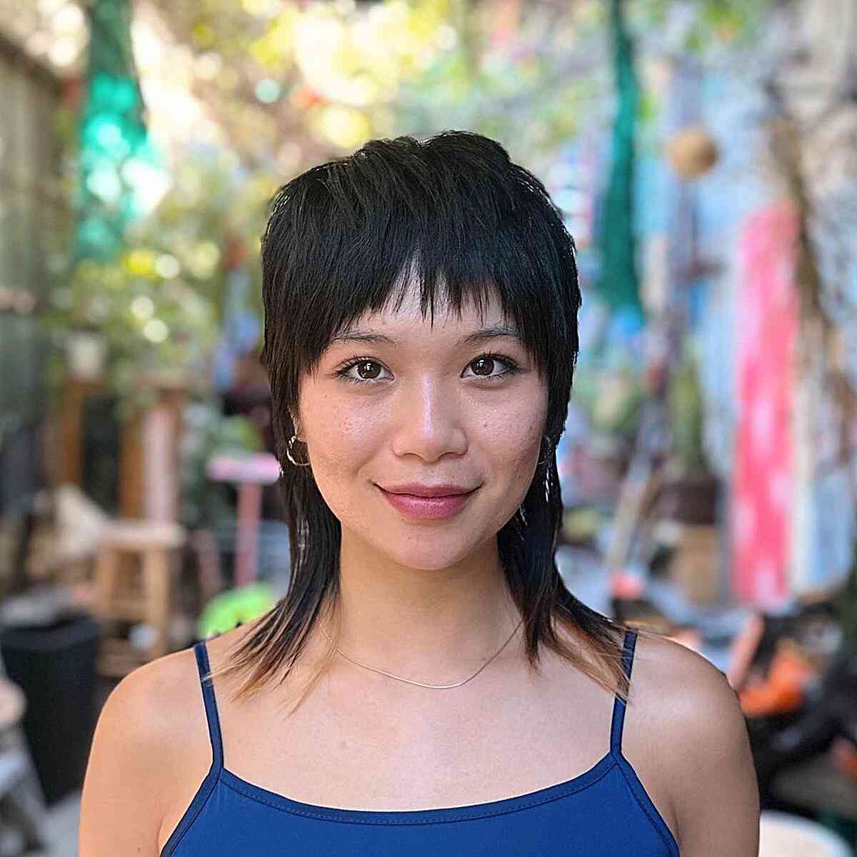 The Shixie Mullet Cut for women with an edgy vibe