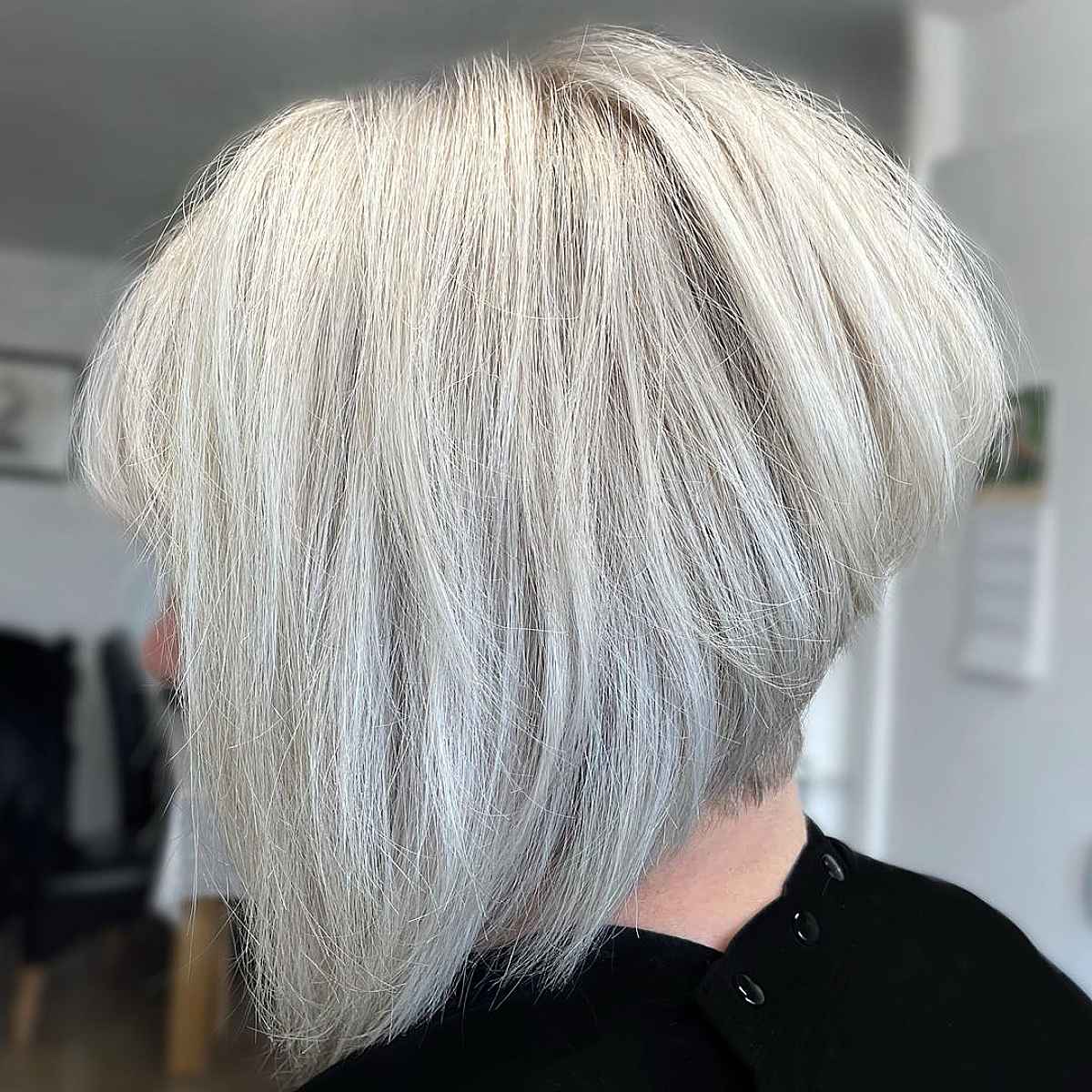 The Short-to-Medium Inverted Bob for sixty year olds