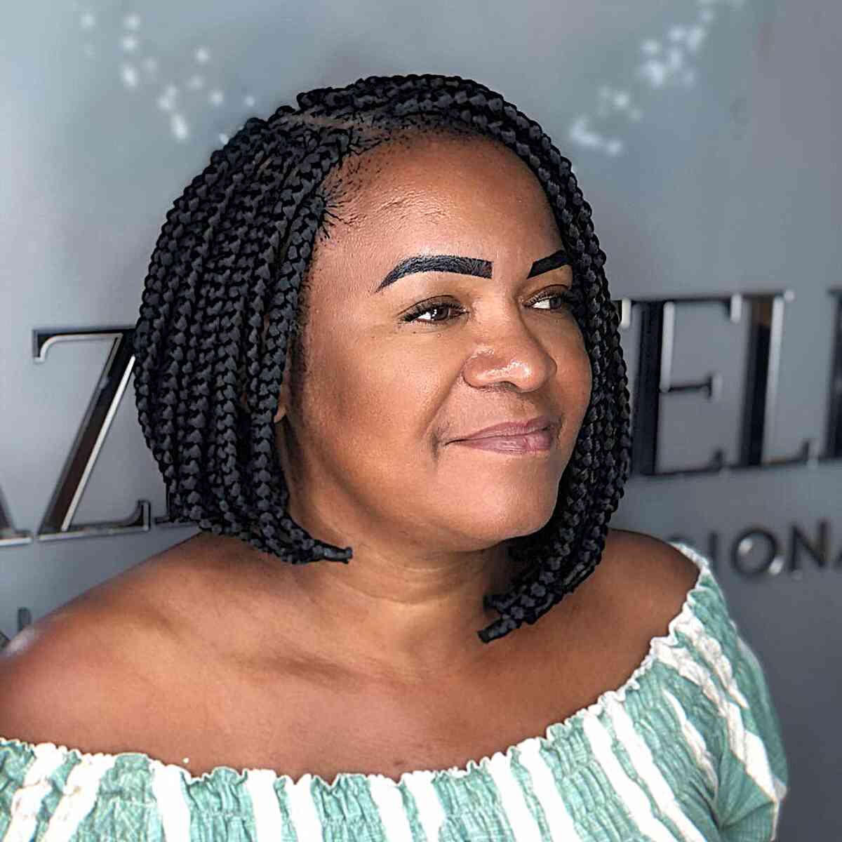 Thick Cornrow Braids for black women with a chic style
