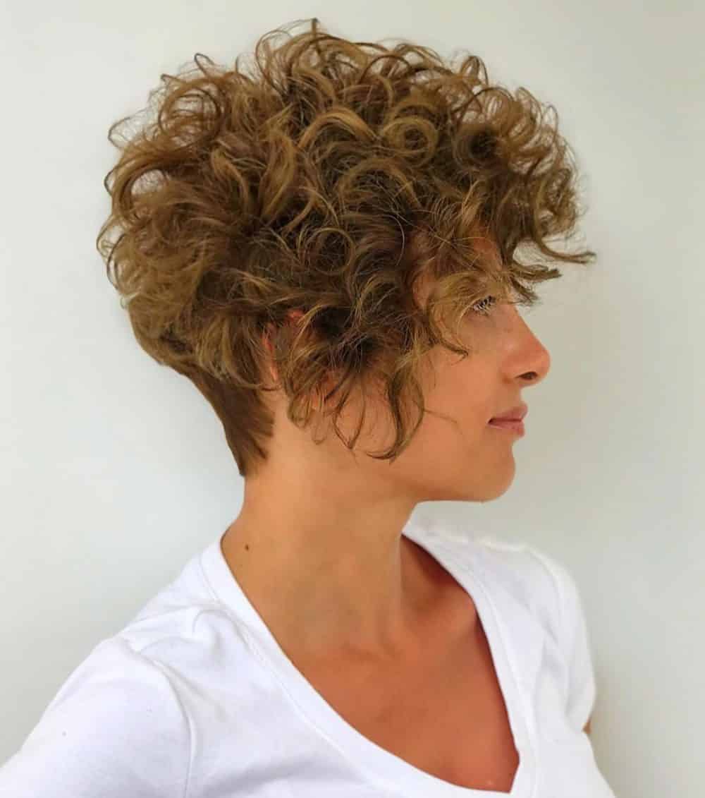 30 Best Short Curly Hair With Bangs To Try This Year