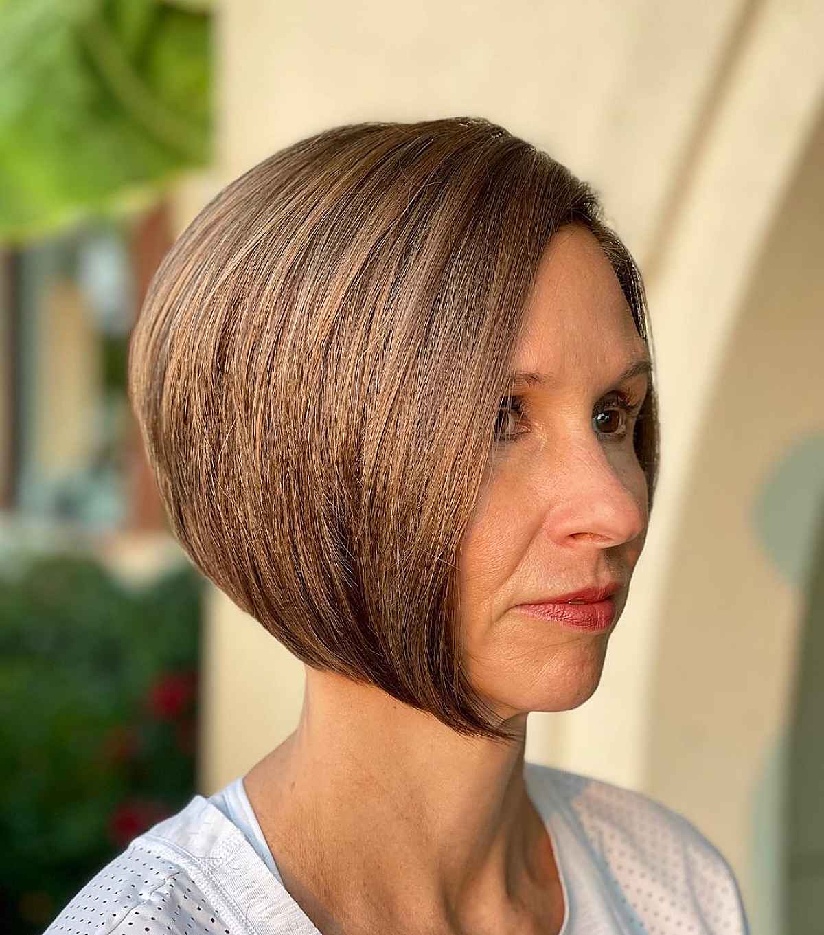 timeless lived-in chin length bob 