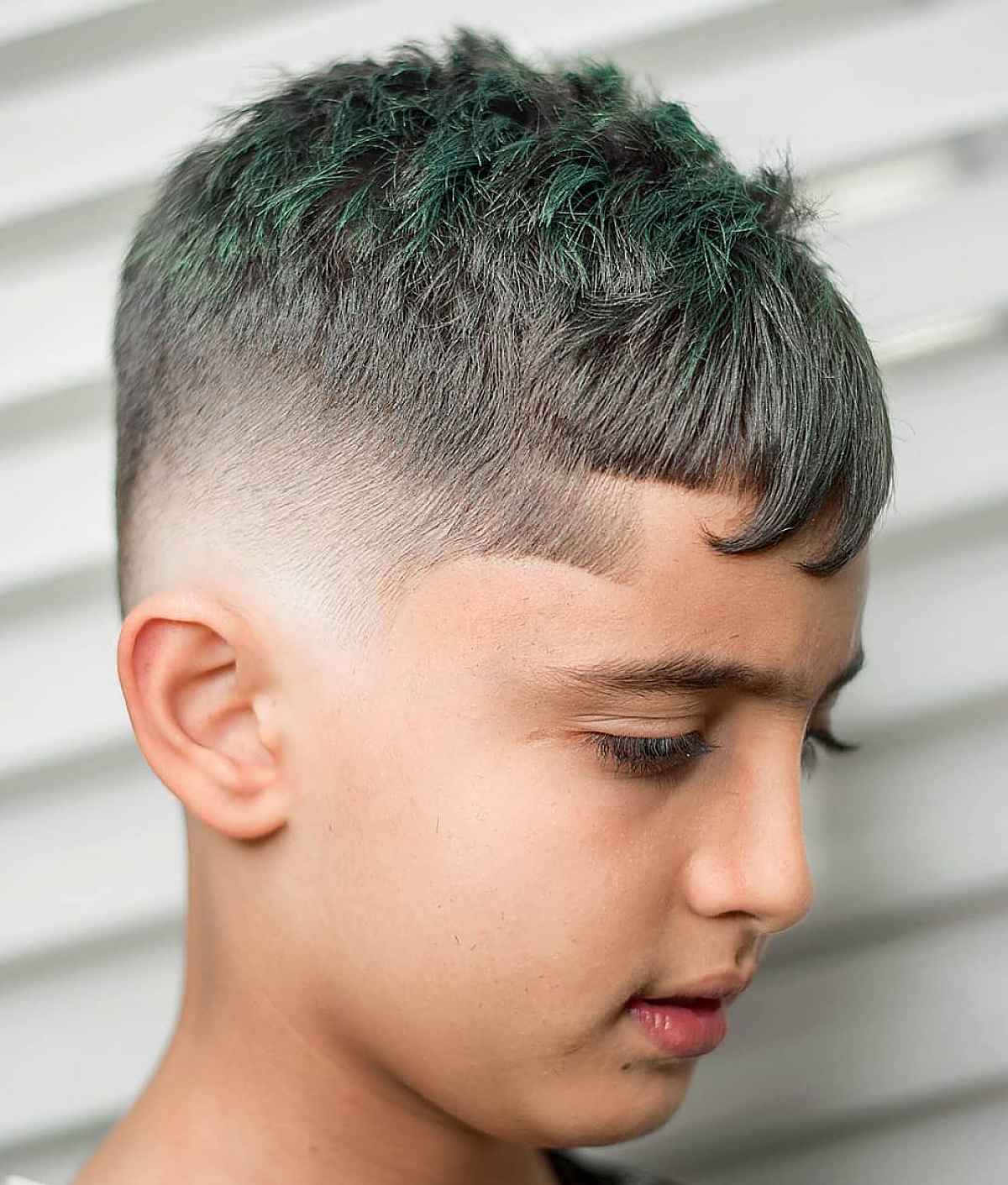 toddler boy's textured short haircut