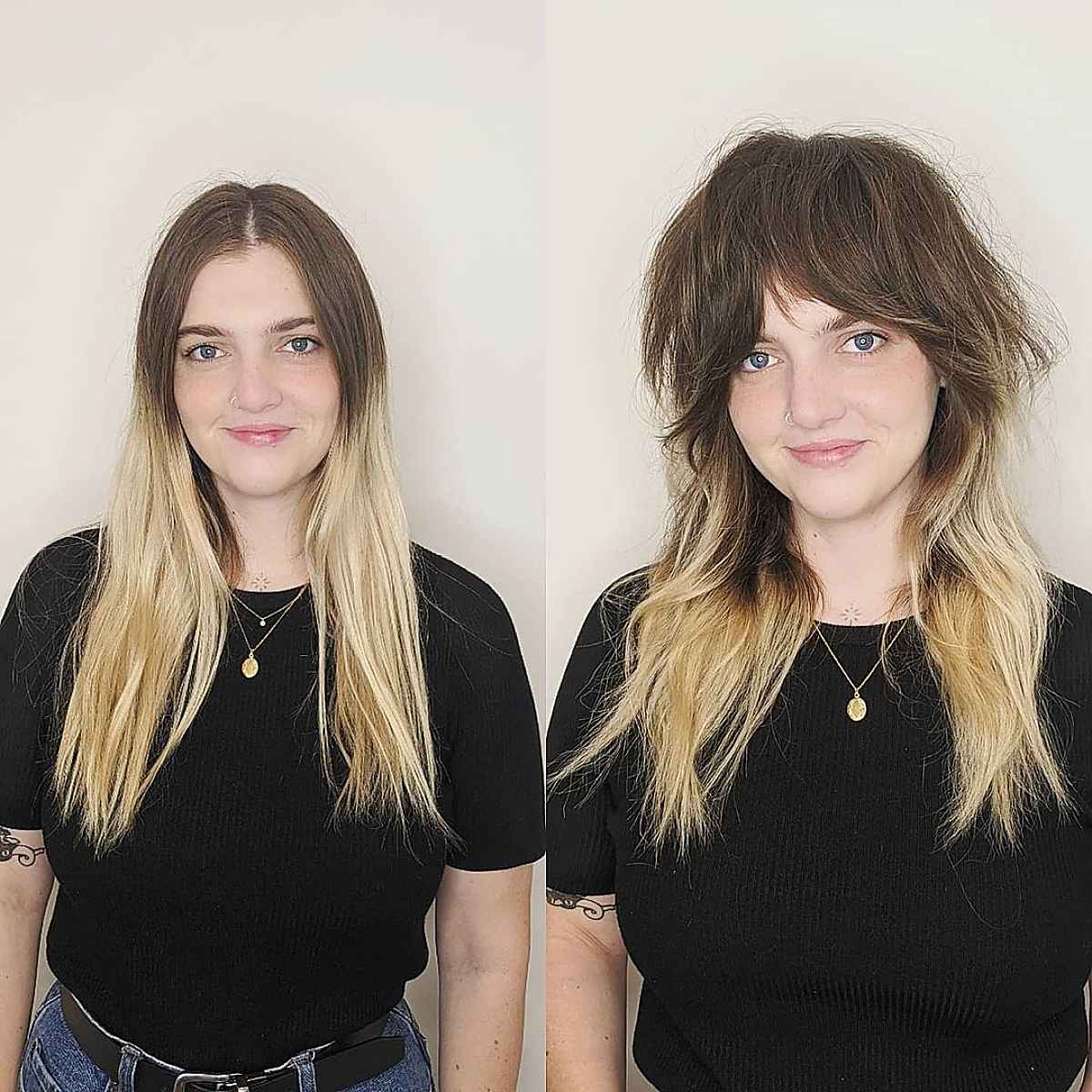 Tousled Shag with Ombre