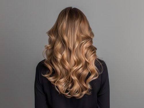 Trendy blonde balayage hair colors