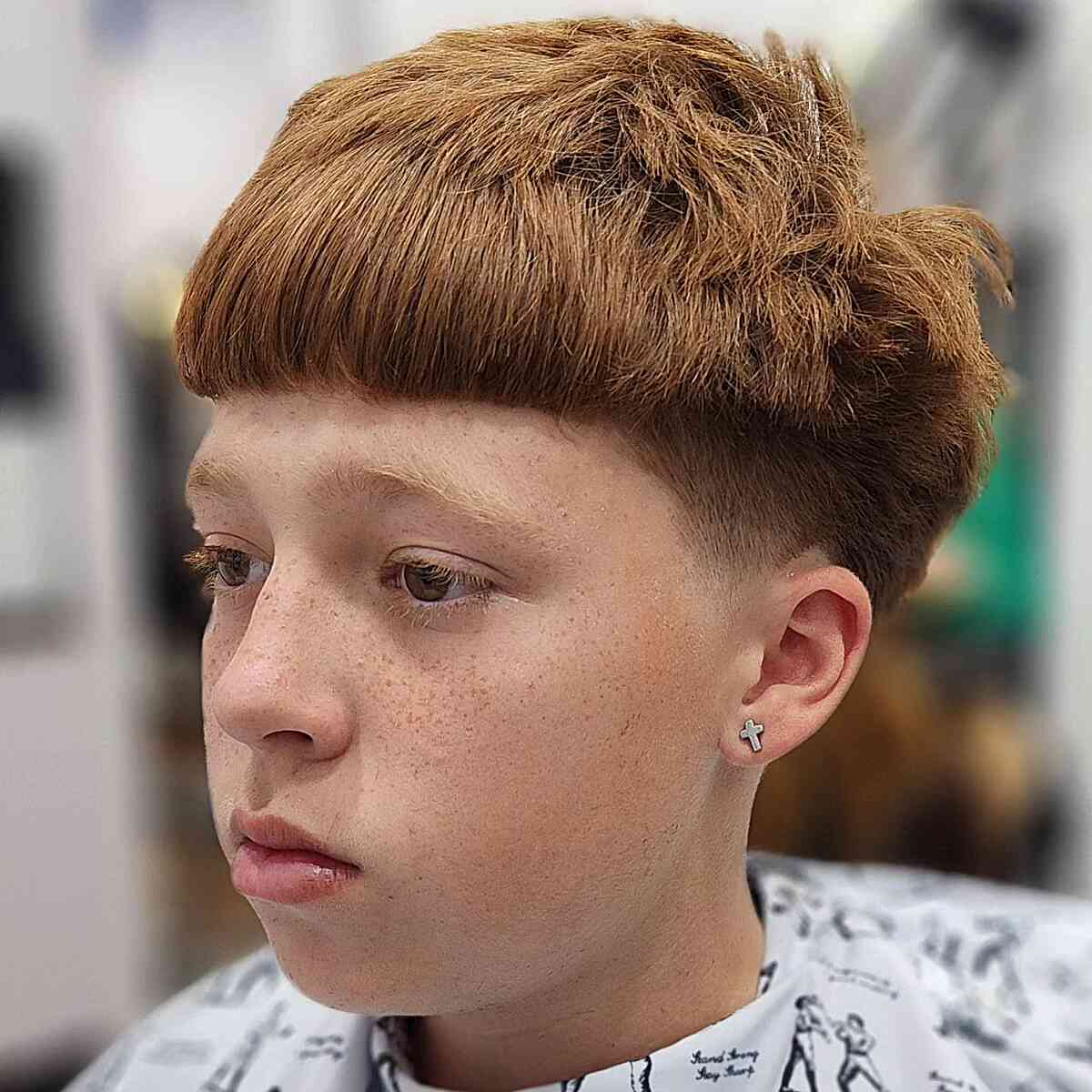 Trendy Edgar Cut for Boys with thick hair
